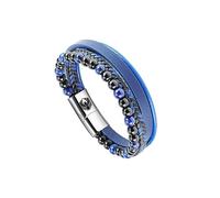 SHIEAGLELD Pulsera Cuero Hombre, Pulseras de Cuero Hombre Con Hebilla Magnética de Acero Inoxidable y Joyero de Pulsera Exclusivo para la Idea de Regalos para Hombres