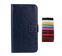 SHIEID® ASUS Zenfone MAX Pro M1 ZB602KL Funda Faux Cuero Billetera Funda para ASUS Zenfone MAX Pro M1 ZB602KL con Stand Función(Azul Oscuro)