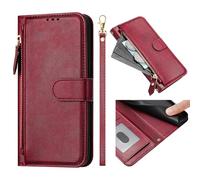 SHIEID Billetera Funda para Compatible con Realme C100 4G/C100X, Caja del teléfono de la Cartera con Cremallera, Cuero con Estilo Cajas de teléfonos móviles para Realme C100 4G/C100X