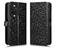 SHIEID Capa para Huawei Nova 16z, Estuche de teléfono móvil de patrón Pintado, [Protección Completa] [Ranura Tarjeta][Función Soporte] Funda para Huawei Nova 16z-Negro
