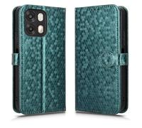 SHIEID Capa para OPPO A6s/A6 Estuche de teléfono móvil de patrón Pintado, Premium OPPO A6s/A6 Capa livro Suave Case-Verde