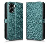 SHIEID Capa para OPPO A6x 5G Estuche de teléfono móvil de patrón Pintado, Premium OPPO A6x 5G Capa livro Suave Case-Verde