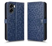 SHIEID Capa para OPPO A6x 5G Estuche de teléfono móvil de patrón Pintado, Premium OPPO A6x 5G Capa livro Suave Case-Azul