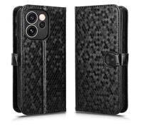SHIEID Capa para Reno 15A, Estuche de teléfono móvil de patrón Pintado, [Protección Completa] [Ranura Tarjeta][Función Soporte] Funda para Reno 15A-Negro