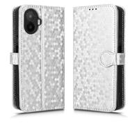 SHIEID Capa para TCL K70, Estuche de teléfono móvil de patrón Pintado, [Protección Completa] [Ranura Tarjeta][Función Soporte] Funda para TCL K70-Plata