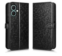 SHIEID Capa para Tecno Spark Go 2 Estuche de teléfono móvil de patrón Pintado, Premium Tecno Spark Go 2 Capa livro Suave Case-Negro