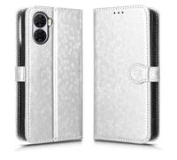 SHIEID Capa para ZTE Nubia S2e Estuche de teléfono móvil de patrón Pintado, Premium ZTE Nubia S2e Capa livro Suave Case-Plata