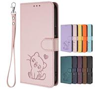 SHIEID Carcasa para ZTE Nubia Music 2, [Magnética] Funda de Cuero PU Cartera Billetera con [Tarjetas Ranuras], Compatible para ZTE Nubia Music 2-Rosa