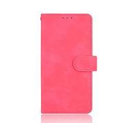 SHIEID Compatible para ZTE Nubia Neo 2, con Tapa Cuero Billetera Carcasas y Fundas Tener Ranura para Tarjeta y Stand Función Flip Funda para ZTE Nubia Neo 2 Case-Rosa roja