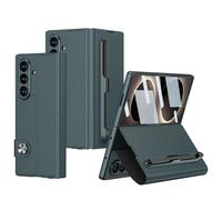 SHIEID Executive Folio S Pen - Funda para Samsung Galaxy Z Fold8 Ultra, soporte para bolígrafo S integrado, funda tipo cartera de piel con ranura para tarjetas, cierre magnético, soporte de soporte