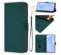 SHIEID Funda Compatible para Tecno Camon Slim [Cierre Magnético] Case de Cuero PU Cartera Billetera [Soporte]+[Tarjetas Ranuras] Carcasa para Tecno Camon Slim-Verde Oscuro