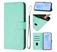SHIEID Funda Compatible para Tecno Camon Slim [Cierre Magnético] Case de Cuero PU Cartera Billetera [Soporte]+[Tarjetas Ranuras] Carcasa para Tecno Camon Slim-Menta Verde