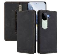 SHIEID Funda par Vivo V40e 5G Carcasa Cover Protectora con Ranura para Tarjetas y Billetera y Cierre Magnético Fundas Compatible Vivo V40e 5G