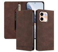 SHIEID Funda par Vivo Y28 4G Carcasa Cover Protectora con Ranura para Tarjetas y Billetera y Cierre Magnético Fundas Compatible Vivo Y28 4G