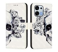 SHIEID Funda para Billetera para OPPO A6x 5G, Carcasas y Fundas Cuero PU Cartera Piel Plegable con Ranuras de Tarjetas Flip Case para OPPO A6x 5G