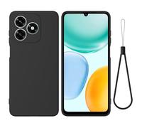 SHIEID Funda para Honor X5c/X5c Plus,Carcasa Silicona Suave Gel Rasguño y Resistente Teléfono Móvil Cover,Funda Goma Cubierta Telefono Cobertura para Honor X5c/X5c Plus-Negro