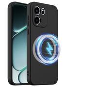 SHIEID Funda para OnePlus Nord CE6 5G, Carcasa Silicona Suave Gel, Compatible con Todos Los Accesorios mag-Safe, Funda Goma Cubierta Telefono Cobertura para OnePlus Nord CE6 5G-Negro