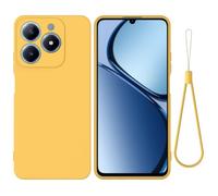 SHIEID Funda para Realme C61,Carcasa Silicona Suave Gel Rasguño y Resistente Teléfono Móvil Cover,Funda Goma Cubierta Telefono Cobertura para Realme C61-Amarillo