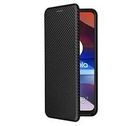SHIEID Funda para Realme GT2 Pro 5G,Caja del teléfono de Fibra de Carbono, con función de Soporte Case, el Estuche con Tapa magnética Estuche para Compatible para Realme GT2 Pro 5G-Negro
