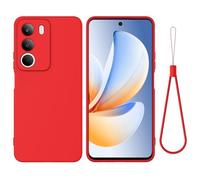 SHIEID Funda para Realme P3 Lite 4G/C73,Carcasa Silicona Suave Gel Rasguño y Resistente Teléfono Móvil Cover,Funda Goma Cubierta Telefono Cobertura para Realme P3 Lite 4G/C73-Rojo