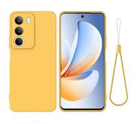 SHIEID Funda para Realme P3 Lite 4G/C73,Carcasa Silicona Suave Gel Rasguño y Resistente Teléfono Móvil Cover,Funda Goma Cubierta Telefono Cobertura para Realme P3 Lite 4G/C73-Amarillo