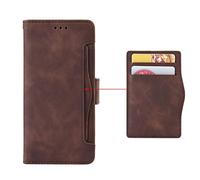 SHIEID Funda para Vivo Y31d/Y500i, Cartera multitarjeta Vivo Y31d/Y500i Fundas Flip Case Cover, Billetera con Soporte, Marrón