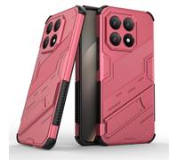 SHIEID Funda para Xiaomi 15T Case, Estuche Robusto TPU/PC Cubierta de Armadura híbrida de Doble Capa, Case para Xiaomi 15T-Rosa roja