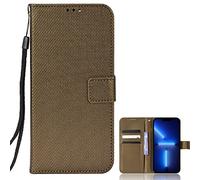 SHIEID para Oukitel C62/C62 Pro Case Patrón de Diamante Suave PU Cuero Funda Protectora, con Cierre magnético con Tarjetas Ranuras y Suporte Fundas para Oukitel C62/C62 Pro-Marrón