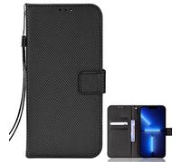 SHIEID para ZTE Nubia Music 2 Funda Patrón de Diamante Suave PU Cuero Funda Protectora, con Cierre magnético con Tarjetas Ranuras y Suporte Fundas para ZTE Nubia Music 2-Negro