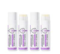 SHIELD+HEAL - 4 Pack - Botanical Lip Balm with Aromachology, Mood-Boosting Fragrance Technology, Soothes Chapped Lips & Relieves Dryness, Silky Smooth Texture Warms on Contact (4 Pack)
