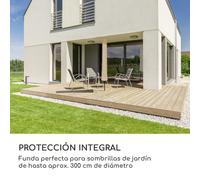 Blumfeldt Shield Premium Funda protectora para sombrillas de hasta 300 cm de diámetro resistente a los rayos UV