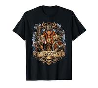 Shieldmaiden Energy Viking Warrior Woman nórdico Camiseta