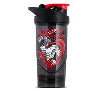 Shieldmixer Hero Pro Classic Shaker Blood And Victory - Botella de agua para fitness (sin BPA, 700 ml), color negro
