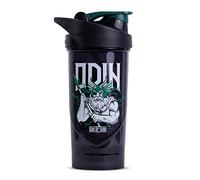 Shieldmixer Hero Pro Classic Shaker Odin - Botella para fitness (sin BPA, 700 ml), color negro