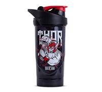 Shieldmixer Hero Pro Classic Shaker Thor - Botella de agua para fitness, sin BPA, 700 ml, color negro