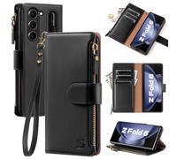 Shieldtop Compatible con Samsung Galaxy Z Fold 6 5 g Case de billetera S Pen Pen Women Man Rfid Bloqueo de PU Flip Flip Flip Cubierta Protectora de l