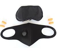 ShieldUp Sleep Safe & Sound Travel Set - Eyemask & Facemask & Tapones para los oídos