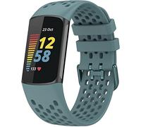 Shieranlee Charge 6 Correa, Alternativa Suave de Silicona TPU, Pulsera Transpirable Deportiva, Impermeable y Ajustable Compatible con Fitbit Charge 6, Charge 5