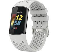 Shieranlee Charge 6 Correa, Alternativa Suave de Silicona TPU, Pulsera Transpirable Deportiva, Impermeable y Ajustable Compatible con Fitbit Charge 6, Charge 5
