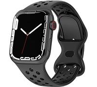 Shieranlee Compatible con Apple Watch Strap 45mm 44mm 42mm 49mm, SoftCorreas de repuesto de banda deportiva de silicona for Apple Watch Ultra, iWatch Strap Series 8 7 6 5 4 3 2 1 SE