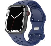 Shieranlee Compatible con Apple Watch Strap 45mm 44mm 42mm 49mm, SoftCorreas de repuesto de banda deportiva de silicona for Apple Watch Ultra, iWatch Strap Series 8 7 6 5 4 3 2 1 SE