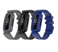 Shieranlee Compatible con Fitbit inspire 3 Correa, fitbit inspire 2 strap,ace 3 Correa,Soft Silicone Bracelet Accessories Watch Band Correa de Repuesto de Silicona
