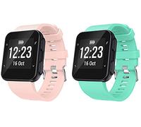 Shieranlee Compatible con Forerunner 35,Suave Silicona de Ajustable Deportiva Pulsera de Reemplazo Compatible para Garmin Forerunner 35 Smart Watch, Fit 5.11-9.05 Inch (130mm-230mm) Wrist