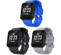 Shieranlee Compatible con Forerunner 35,Suave Silicona de Ajustable Deportiva Pulsera de Reemplazo Compatible para Garmin Forerunner 35 Smart Watch, Fit 5.11-9.05 Inch (130mm-230mm) Wrist
