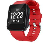 Shieranlee Compatible con Forerunner 35,Suave Silicona de Ajustable Deportiva Pulsera de Reemplazo Compatible para Garmin Forerunner 35 Smart Watch, Fit 5.11-9.05 Inch (130mm-230mm) Wrist