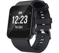 Shieranlee Compatible con Forerunner 35,Suave Silicona de Ajustable Deportiva Pulsera de Reemplazo Compatible para Garmin Forerunner 35 Smart Watch, Fit 5.11-9.05 Inch (130mm-230mm) Wrist
