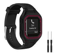 Shieranlee Compatible con Forerunner Large 25 GPS Running Smart Watch,Suave Silicona de Ajustable Deportiva Pulsera de Reemplazo Compatible para Garmin Forerunner Large 25 Fitness Tracker