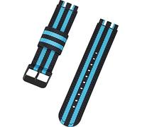 Shieranlee Compatible con Swatch strap(17mm 19mm 20mm 22mm),Pulsera de Repuesto de Nylon Suave con Cierre Ajustable