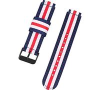 Shieranlee Compatible con Swatch strap(17mm 19mm 20mm 22mm),Pulsera de Repuesto de Nylon Suave con Cierre Ajustable