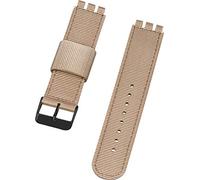 Shieranlee Compatible con Swatch strap(17mm 19mm 20mm 22mm),Pulsera de Repuesto de Nylon Suave con Cierre Ajustable